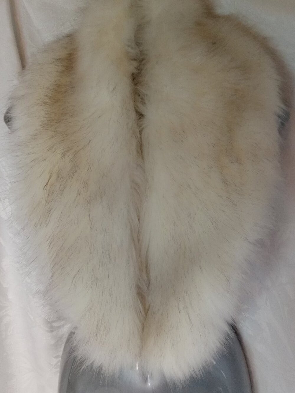 Woman's Women Winter Faux Fur Collar Scarf Fluffy Winter Shawl Wrap Stole Scarf